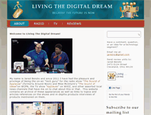 Tablet Screenshot of livingthedigitaldream.com